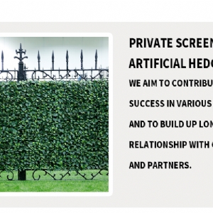 Private screen artificial hedge H1xL3m