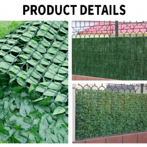 Private screen artificial hedge H1xL3m